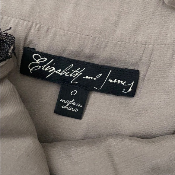 Elizabeth & James purple floral Alita dress 0 xs - Picture 8 of 8